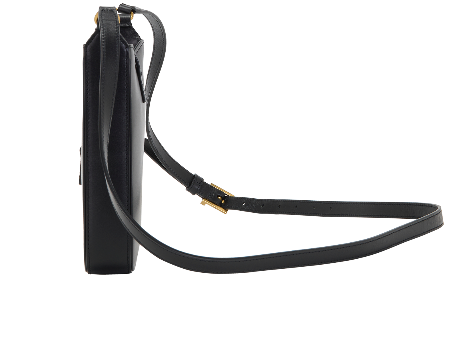 Le 5 A 7 Mini Crossbody, &pound;750, Handbags, Black, Leather, Bottom view